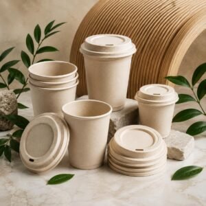 Bagasse Cups & Cup Lids